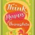 Placa metalica - Think Happy Thoughts - 10x14 cm